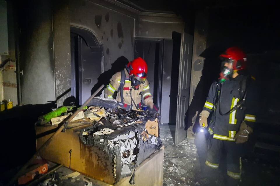 حريق،عمليات،ساختمان،مركز،نجمي،آخوند،بلندمرتبه