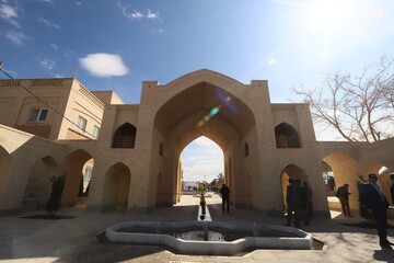 افتتاح سردر ورودی قبرستان تاریخی جوی هُرهُر در یزد