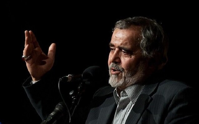 شعرخوانی علی انسانی برای اهالی هیئت؛ ببین به چشم خرد ردپای صهیون را