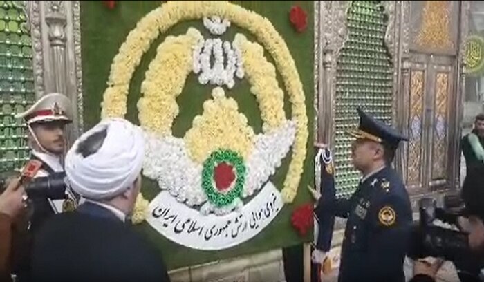 القوات الجوية تجدد العهد والميثاق لمبادئ الامام الخميني +فيديو
