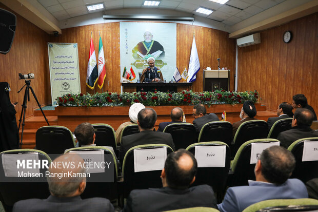 مراسم نکوداشت استاد برجسته دانشگاه الازهر