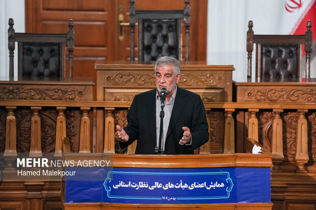 نشست اعضای هیأت‌های عالی نظارت بر انتخابات شوراها با حضور رئیس مجلس