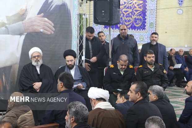 مراسم سومین روز از ارتحال آیت الله محمودی در ورامین