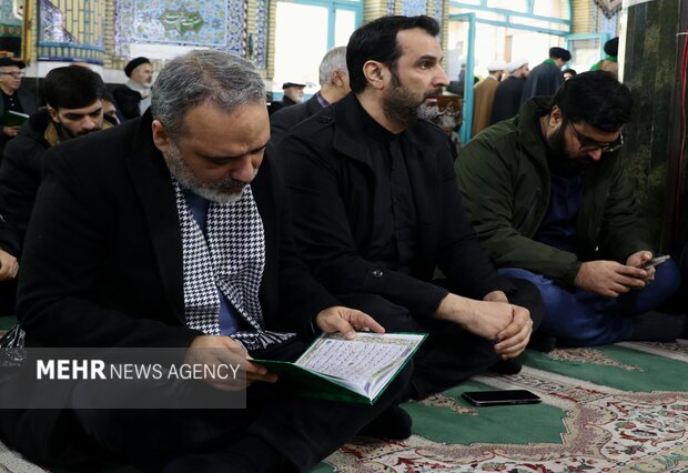 مراسم سومین روز از ارتحال آیت الله محمودی در ورامین