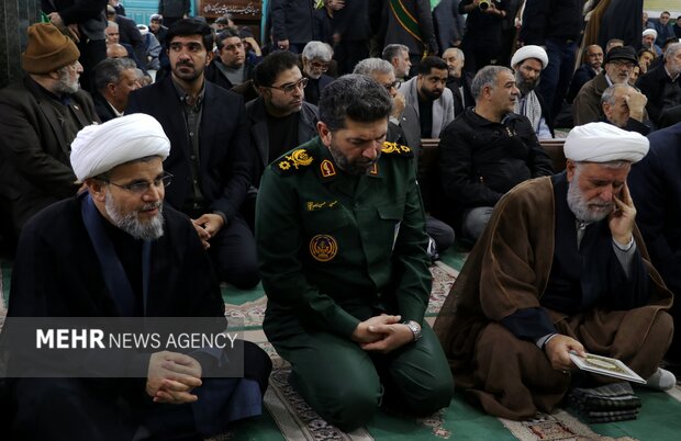 مراسم سومین روز از ارتحال آیت الله محمودی در ورامین