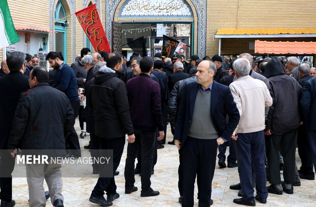 مراسم سومین روز از ارتحال آیت الله محمودی در ورامین