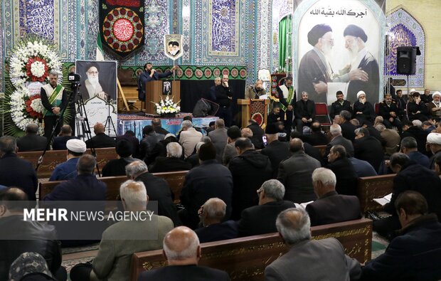 مراسم سومین روز از ارتحال آیت الله محمودی در ورامین