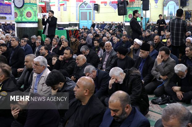 مراسم سومین روز از ارتحال آیت الله محمودی در ورامین