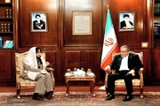 وزير الدولة في وزارة الخارجية الإماراتية تلتقي عراقجي في طهران