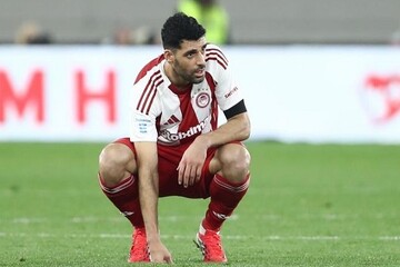 مهاجم ایرانی خطرناک‌ترین بازیکن المپیاکوس مقابل پاناتینایکوس بود