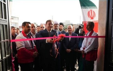 ساختمان هلال احمر دشتی افتتاح شد