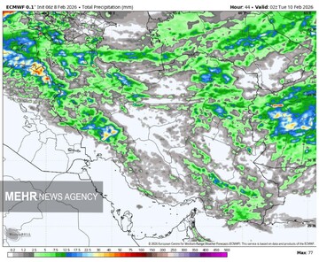 هشدار تشدید فعالیت سامانه بارشی برف و باران در ۲۰ استان تا پایان هفته