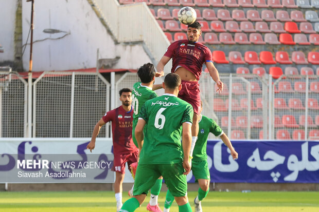 لیگ دسته یک فوتبال - نساجی قائمشهر و شهرداری نوشهر