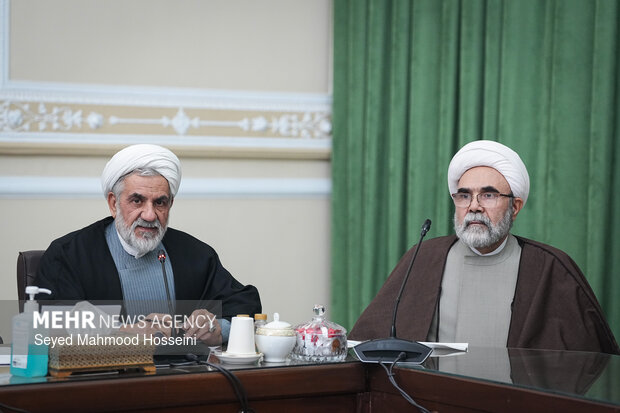 دیدار اعضای شورای هماهنگی دهه فجر با رئیس مجلس شورای اسلامی