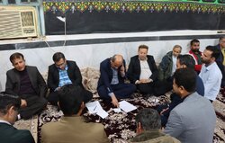 کاروان فجر به روستای دهداری سفر کرد