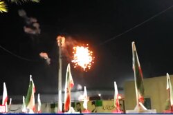 نورافشانی شهر «زابل» در شب سالگرد پیروزی انقلاب اسلامی