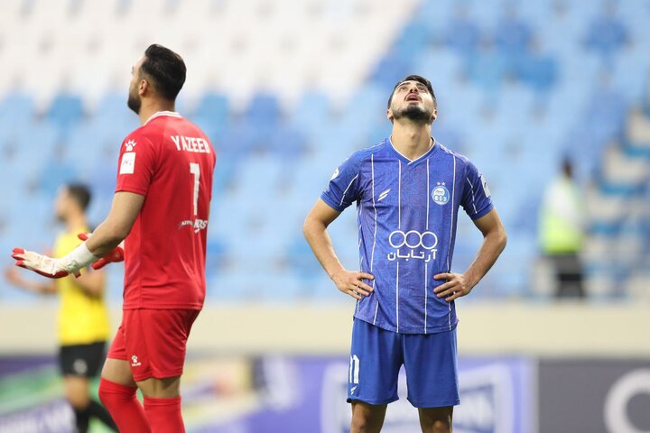 تساوی استقلال و الحسین در نیمه اول؛ درخشش ابولیلا مانع از گلزنی آبیها