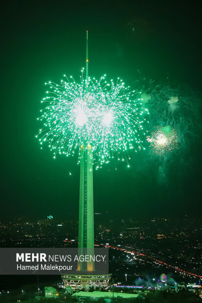 مراسم نورافشانی به مناسبت ۴۷ سالگی پیروزی انقلاب اسلامی