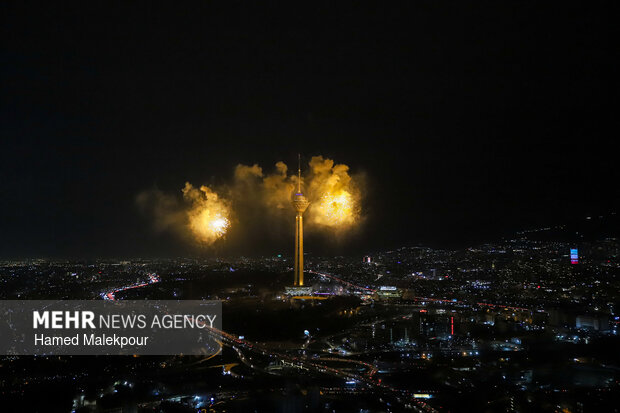 مراسم نورافشانی به مناسبت ۴۷ سالگی پیروزی انقلاب اسلامی