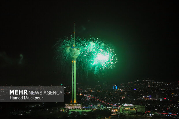 مراسم نورافشانی به مناسبت ۴۷ سالگی پیروزی انقلاب اسلامی