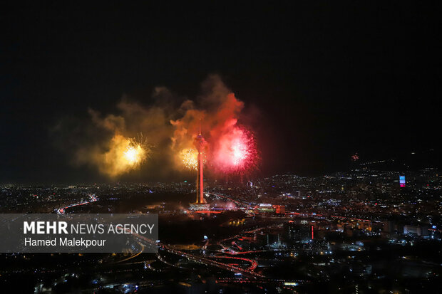 مراسم نورافشانی به مناسبت ۴۷ سالگی پیروزی انقلاب اسلامی