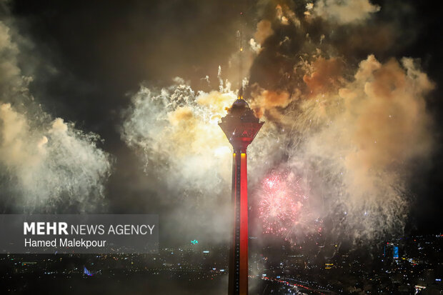 مراسم نورافشانی به مناسبت ۴۷ سالگی پیروزی انقلاب اسلامی