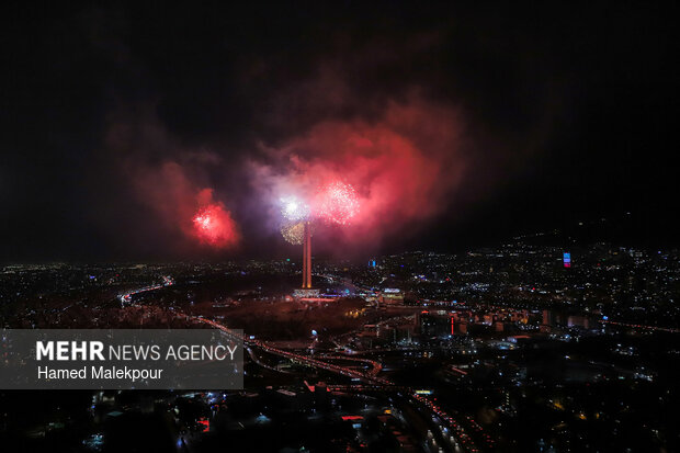 مراسم نورافشانی به مناسبت ۴۷ سالگی پیروزی انقلاب اسلامی
