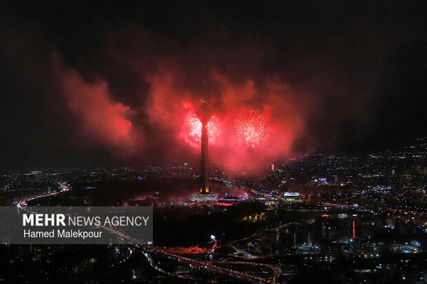 مراسم نورافشانی به مناسبت ۴۷ سالگی پیروزی انقلاب اسلامی