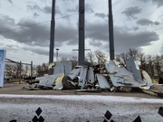 Iran displaces wreckage of Israeli drones