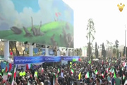 أصداء واسعة  للمسيرة المهيبة للشعب الإيراني في ذكرى انتصار الثورة الاسلامية