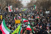 افزایش ۵۳ درصدی حضور مردم  در راهپیمایی ۲۲ بهمن نسبت به سال گذشته