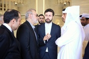 Iran's Larijani holds talks with Qatari FM in Doha