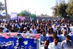 راهپیمایی ۲۲ بهمن ۱۴۰۴ در شهرستان بمپور