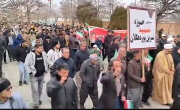 مشارکت دهگلانی‌ها در راهپیمایی ۲۲ بهمن