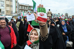 حضور مردم غیور بندر ترکمن در راهپیمایی ۲۲ بهمن