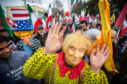 People of Qazvin mark 22 Bahman