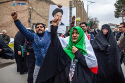 حضور پر شور فریدنی ها در راهپیمایی ۲۲ بهمن 