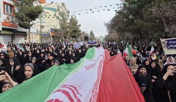 تایم‌لپس؛ حضور بی‌نظیر مردم قوچان در راهپیمایی ۲۲ بهمن