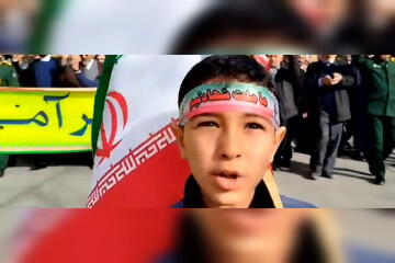 حضور دهه نودی های بردسکنی در راهپیمایی ۲۲ بهمن ماه 