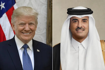 أمير قطر والرئيس الأمريكي يناقشان خفض التصعيد بالمنطقة