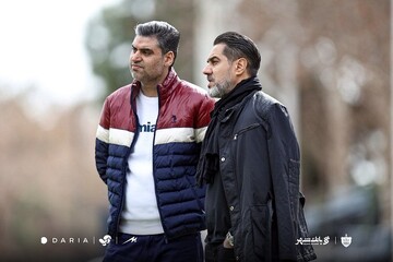 برگزاری تمرین تیم فوتبال پرسپولیس با حضور مدیرعامل