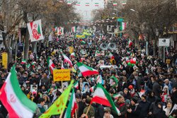 افزایش ۵۳ درصدی حضور مردم  در راهپیمایی ۲۲ بهمن نسبت به سال گذشته