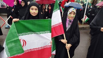 خروش مردم دیار سلطان جلال الدین اشرف(ع) در روز ۲۲ بهمن