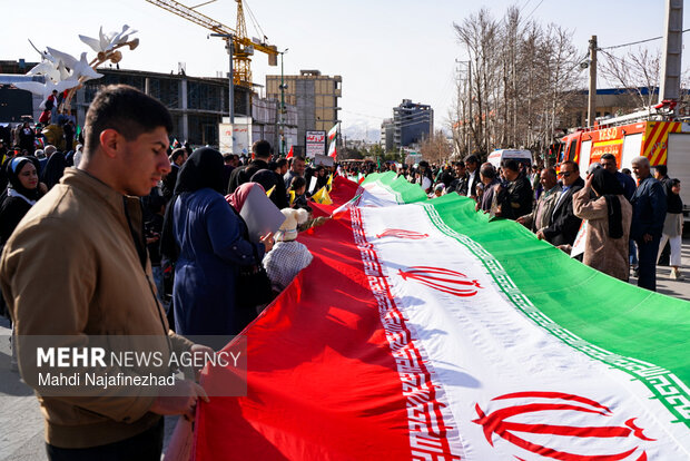 راهپیمایی ۲۲ بهمن در یاسوج