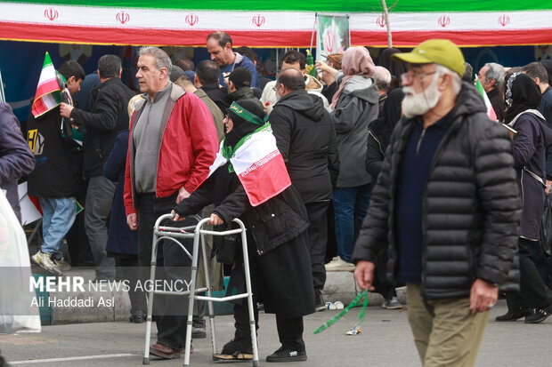 راهپیمایی ۲۲ بهمن در تهران