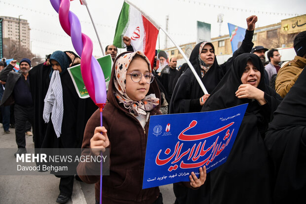 راهپیمایی ۲۲ بهمن در مشهد