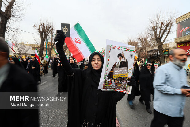 راهپیمایی ۲۲ بهمن در یزد