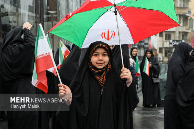راهپیمایی ۲۲ بهمن در گرگان