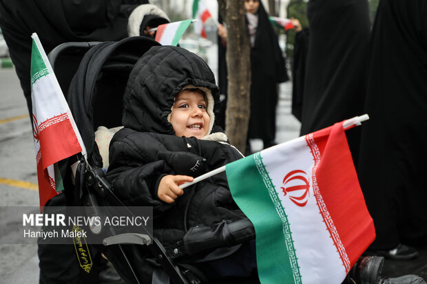 راهپیمایی ۲۲ بهمن در گرگان