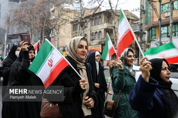 راهپیمایی ۲۲ بهمن در گرگان